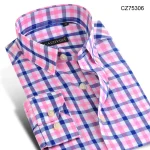 slim fit plaid cotton shirt - Image 20
