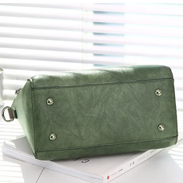 Vintage PU Leather Ladies HandBags Women Messenger Bags TotesTassel Designer Crossbody Shoulder Bag Boston Hand Bags Hot Sale - Image 4