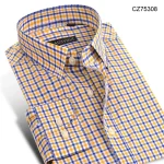 slim fit plaid cotton shirt - Image 9