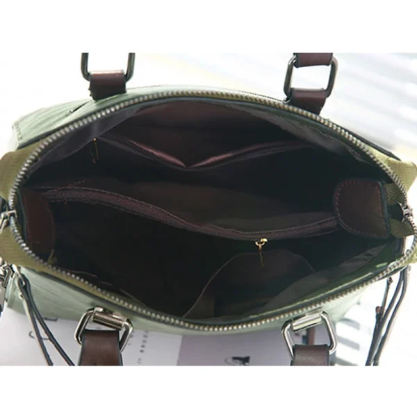 Vintage PU Leather Ladies HandBags Women Messenger Bags TotesTassel Designer Crossbody Shoulder Bag Boston Hand Bags Hot Sale - Image 5