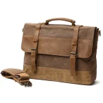 Canvas Messenger Bag for Men - Image 6