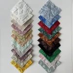 Wholesale Stocklot Cheap Price Factory Direct Hotsale Woven Polyester Floral Jacquard in Stock Fabric for Making Women Dresses - Image 11