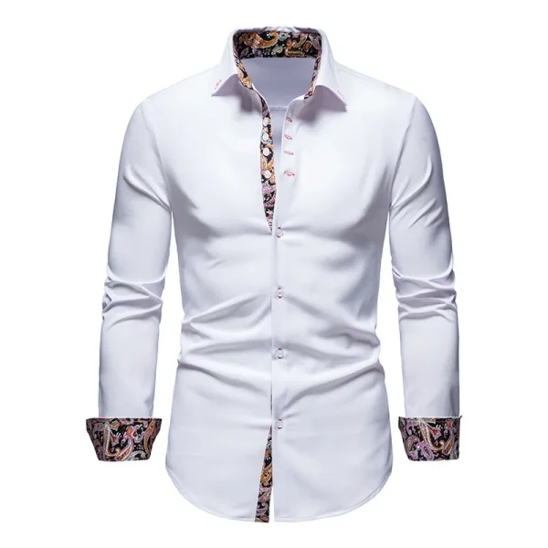 Printed business shirt - Image 5