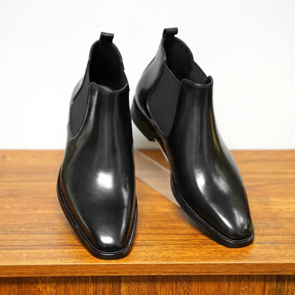 Classic Pointed Toe Ankle Boots - Image 10