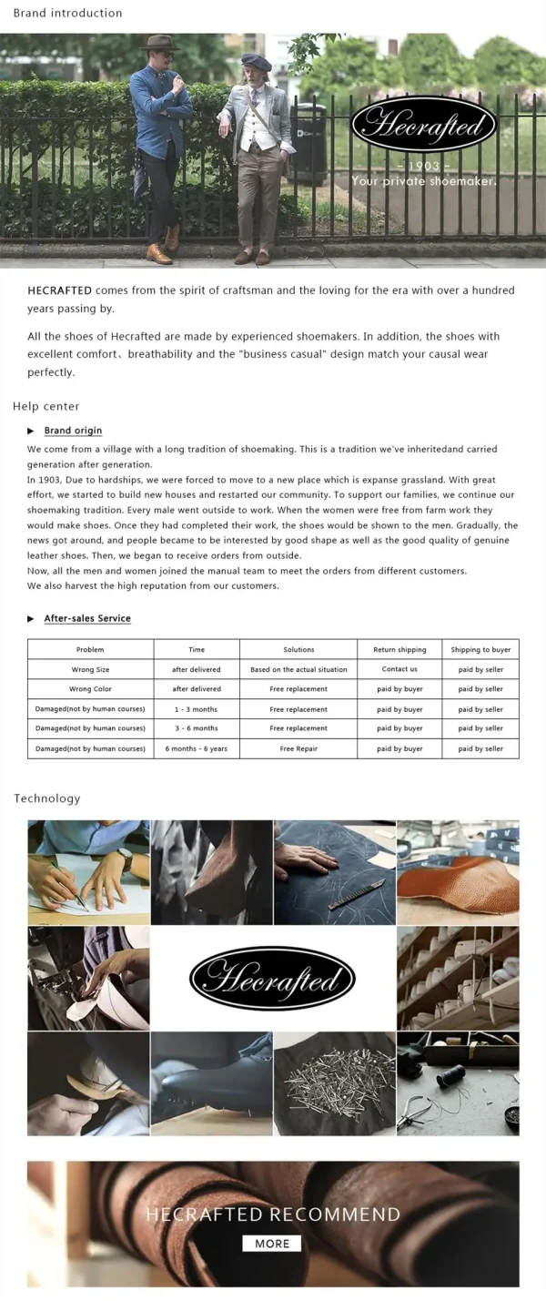 Traditional Leather Brogues - Image 17