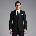 High Quality Custom Size Color Luxury MTM Business Suits Custom Tailored Men's Blazer with Breathable Viscose Polyester Fabric - Image 5