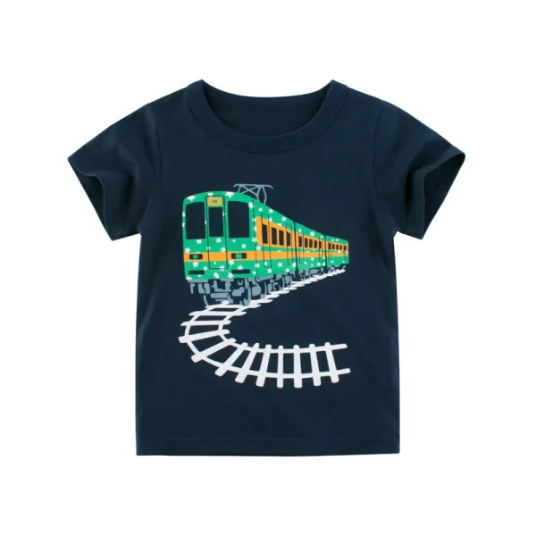 Toddler Cotton Bus Shirt - Image 7