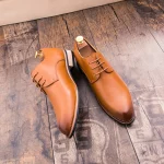 classic lace-up dress shoe, - Image 4