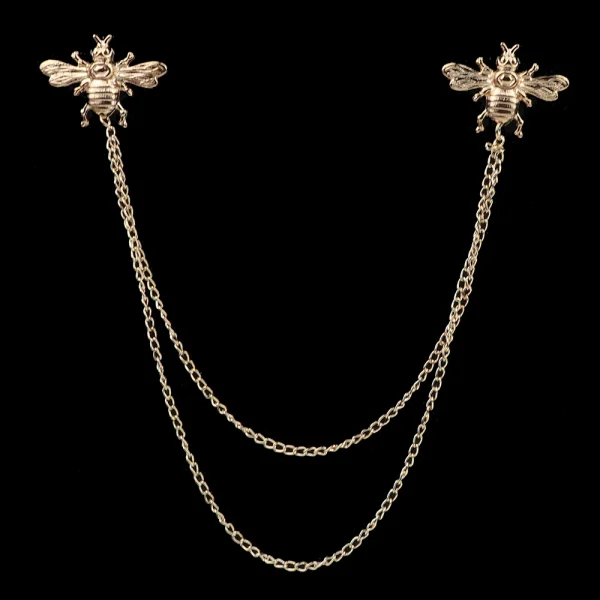 Man Suit Shirt Collar Lapel Pin Brooch Dragon Badge Retro Pins Wedding Dress Party - Image 8