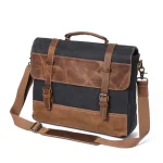 Canvas Messenger Bag for Men - Image 2