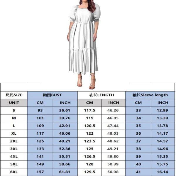 High Quality Hawaiian Tropical Style Design Women's Bubble Sleeve Dress Polynesian Plus Size Women Clothing TE PA Casual Dresses - Image 6