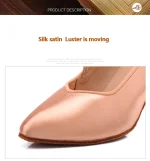 Satin dance shoes - Image 43