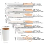 Japanese Style 7 PCS Kitchen Knife Set - Image 6