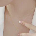 Dylam Charm Design Women Dress up Jewelry Accessories Rhodium 18K Gold Plated Link Chain Cross 5A Zirconia Pendant Necklaces - Image 6