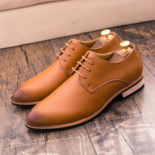 classic lace-up dress shoe, - Image 8