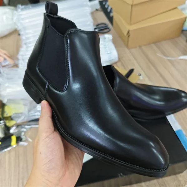 Classic Pointed Toe Ankle Boots - Image 6