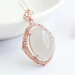 2026 S925 Silver "Smokey" Hetian Jade Pendant (S2042302) - Image 3