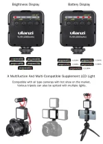 Ulanzi VL49 6W Mini Vlog LED Fill Light White 2000mAh 5500K Zoom Lighting Photographic Lighting Video Phone Selfie Fill Lamps - Image 26