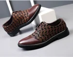 Men Black oxfords shoes - Image 25
