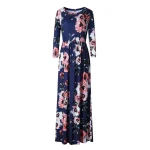 Summer Maxi Dress Women Floral Print Boho Beach Dress - Image 24