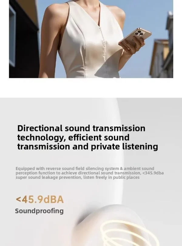 Open-Ear Headphones, Clip-On Earbuds-Wireless Bluetooth Earbuds with Microphone EarHook Sports HiFi Sound Headset - Image 22