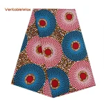 2023 African Wax Print Fabric Wholesale New Wax Prints African Latest Tissu Wax Ankara African Wax Print Fabric 6 Yards A-4 - Image 3