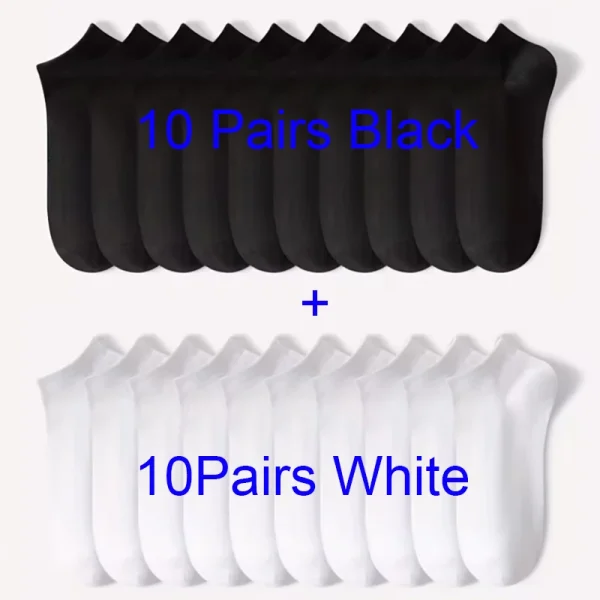 5/10-Pack Unisex Comfort-Fit Ankle Socks For All, Breathable & Lightweight - Ideal For Sports & Daily Wear - Image 10