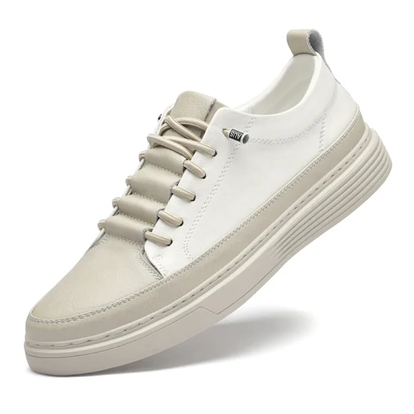 Men Skateboarding Shoes Leather - Image 8