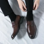 men's formal leather loafers - Image 27