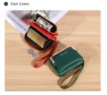 Wallet Women's Fashion Wrist Strap Short Zero Wallet Large Capacity Coin Clip Bag Multiple Card Positions Card Bag Money Clip - Image 31