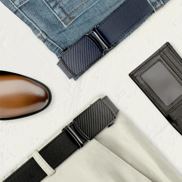 Men Belts Leather Waist Strap Male Automatic Buckle Waistband Mens High Quality Girdle Belts for Women Men Gifts 105 115  125cm - Image 24