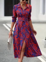 European and American style A-line dress - Image 8