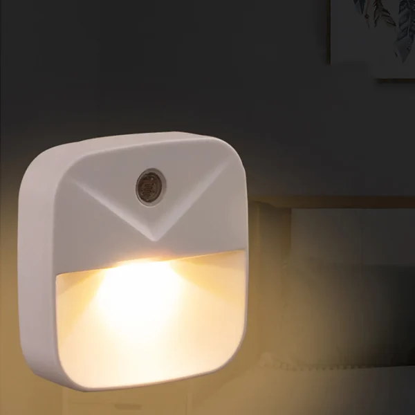 Wireless Light Control Sensor LED Night Light EU Plug Night Lights For Baby Kids Bedside Bedroom Corridor Lighting - Image 13