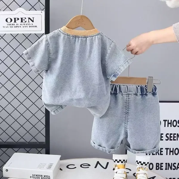 Toddler Summer Denim 2-Piece Set - Image 2