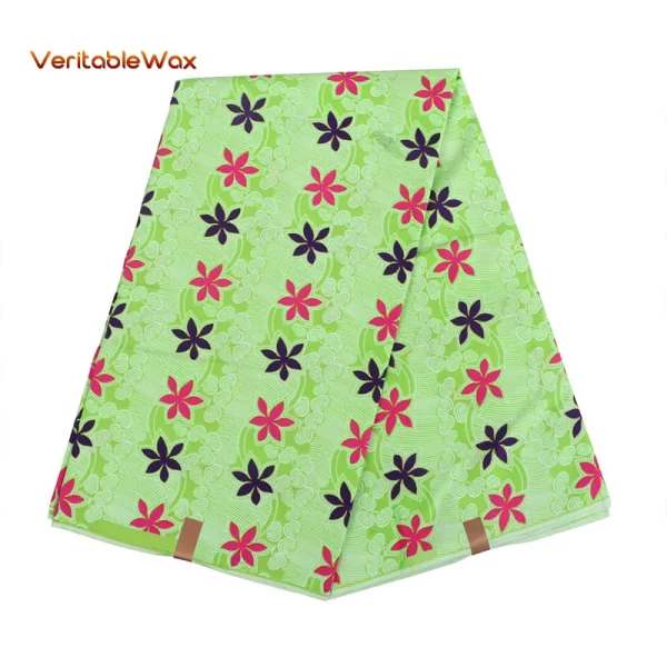 2023 African Wax Print Fabric Wholesale New Wax Prints African Latest Tissu Wax Ankara African Wax Print Fabric 6 Yards A-4 - Image 2