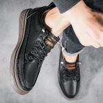 Men Breathable Leather luxe - Image 17