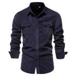 Corduroy dress shirt - Image 8