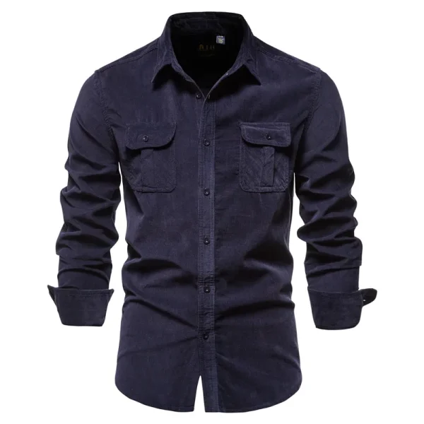 Corduroy dress shirt - Image 8