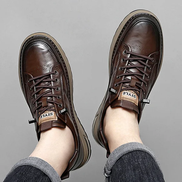 Sweet kicks leather Man shoes - Image 12