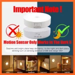 Motion Sensor Light Bedroom Night Light Room Decor USB LED Lamp Rechargeable Home Decoration Lights For Stairs Hallway Closet - Image 6