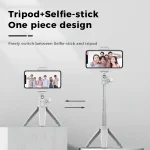 Ulanzi MT-08 Mini Tripod White Color Foldable Tripod Monopod  Mount 1/4'' Tripod Universal for DSLR Android iPhone Smartphone - Image 2