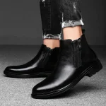 Leather Chelsea Men's Boots - Image 6
