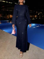 Women's Long Sleeve Bodycon Dress - Image 26