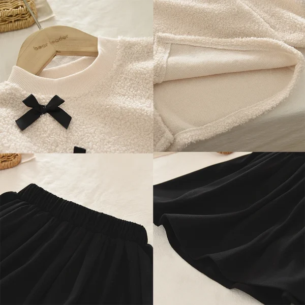 Bear Leader Girls' Plush A-Line 2-Piece Set - Image 38