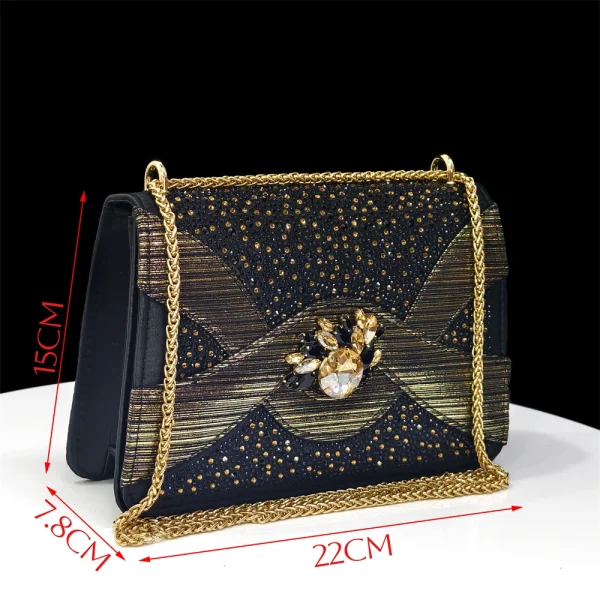 Women's Peep-Toe Heels with handbag - Image 20