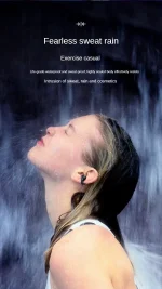 T75 Fone Bluetooth Headset 5.3 Wireless Air Conduction Headphones Clip Ear Music Noise Canceling HD Call Sports Gaming Earphone - Image 23