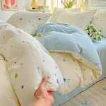 1pc Purple Lavender Printed Duvet Cover Single/Queen/King Size Quilt Cover for Double Bed Flower housse de couette220x240cm - Image 17