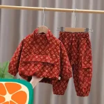 Trendy 2-Piece Autumn Kids' Pullover Set - Image 5