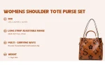Top Handle Bucket Bag Set - Image 13
