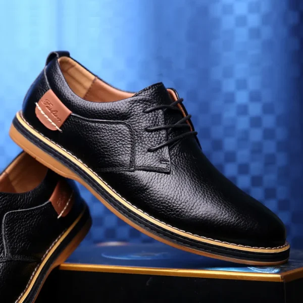 Italian leather oxfords - Image 22